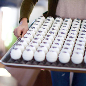 Batches of bath bombs - Little Flower Soap Co