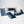 Load image into Gallery viewer, Indigo Stripe - Relaxing Weighted Lavender Eye Pillow