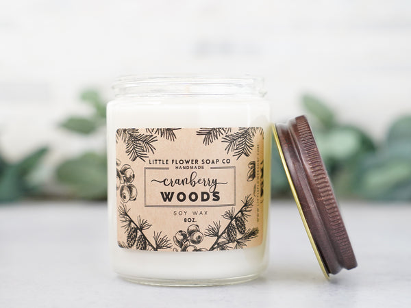 Cranberry Woods - 8oz Soy Wax Candle