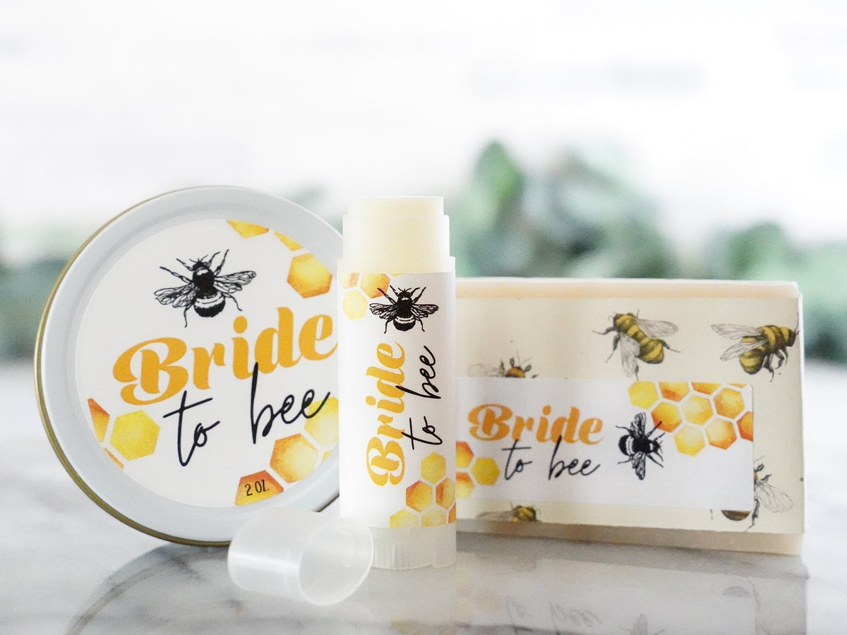 Bride to Bee Baby Shower Favors or Engagement Announcement Gifts – Little  Flower Soap Co