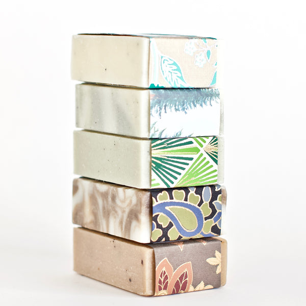 Handmade Soap - Set of 5 Bars - For Him
