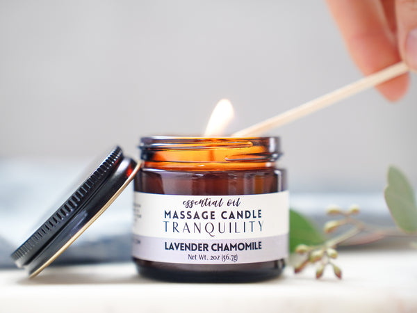 Release Massage Oil Candle - Menthol Eucalyptus Cinnamon