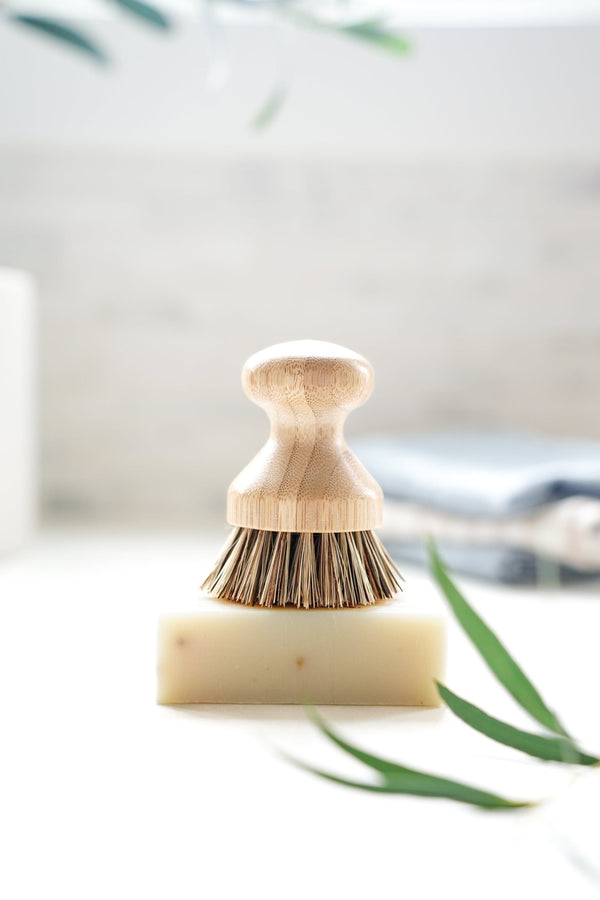 Bamboo Pot Scrubber - Eco Friendly - Little Flower Soap Co