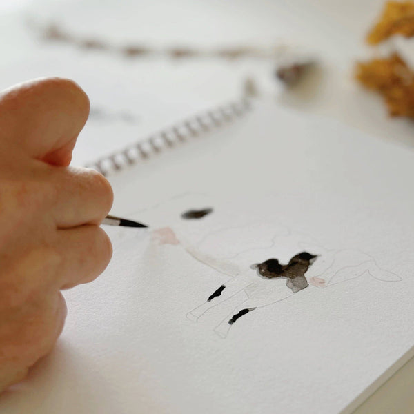 Farm Watercolor Workbook - Genuine - Little Flower Soap Co