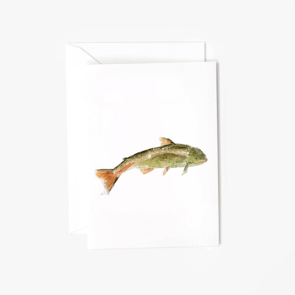 Fin - tastic Fish Mini Notecard - Little Flower Soap Co