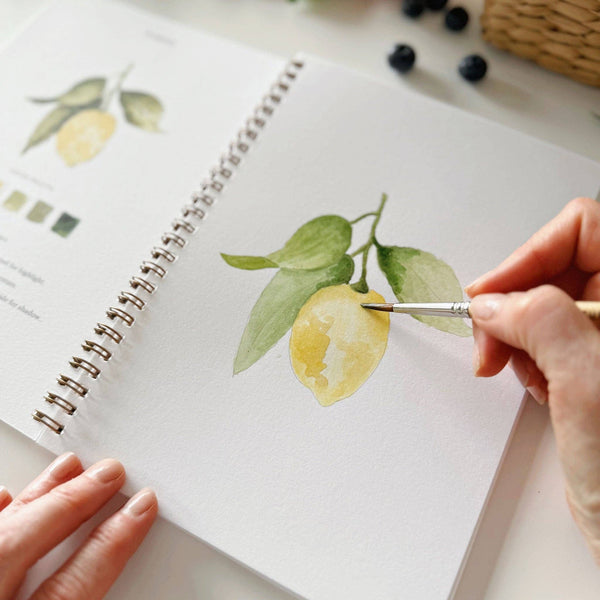 Fruit Watercolor Workbook - Little Flower Soap Co