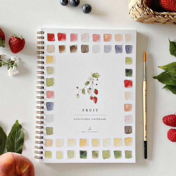 Fruit Watercolor Workbook - Little Flower Soap Co