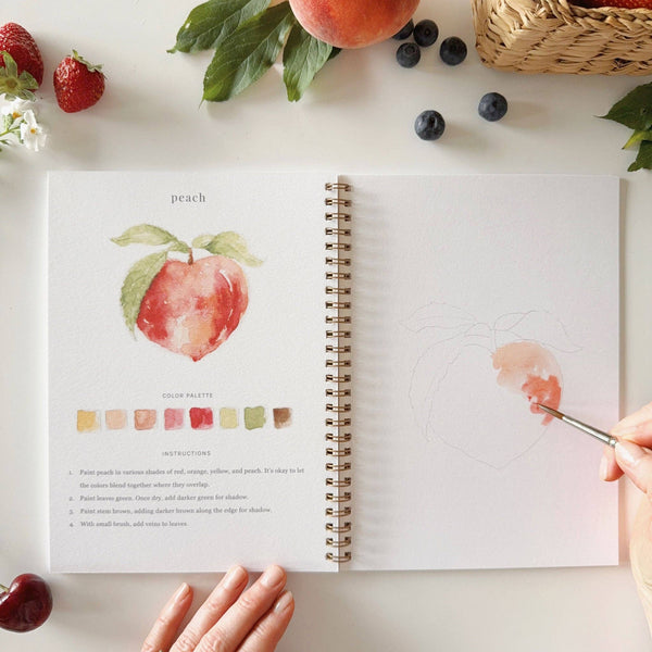Fruit Watercolor Workbook - Little Flower Soap Co