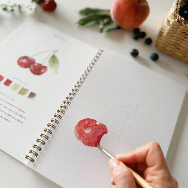 Fruit Watercolor Workbook - Little Flower Soap Co