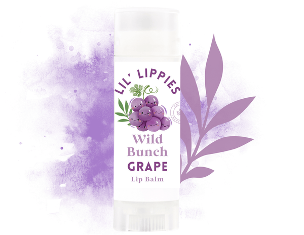 Grape Lip Balm - Lil' Lippies Kids - Little Flower Soap Co