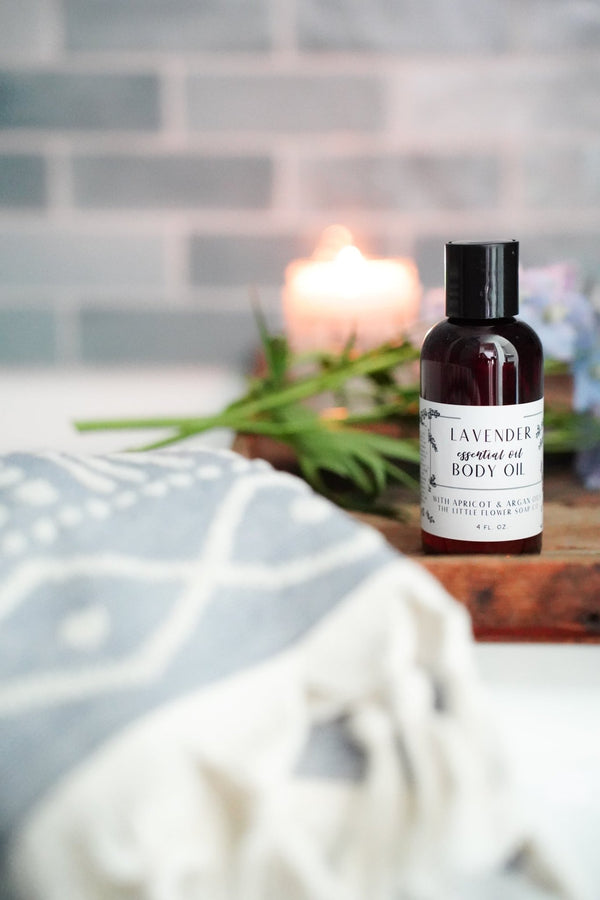 Lavender Body Oil - Little Flower Soap Co
