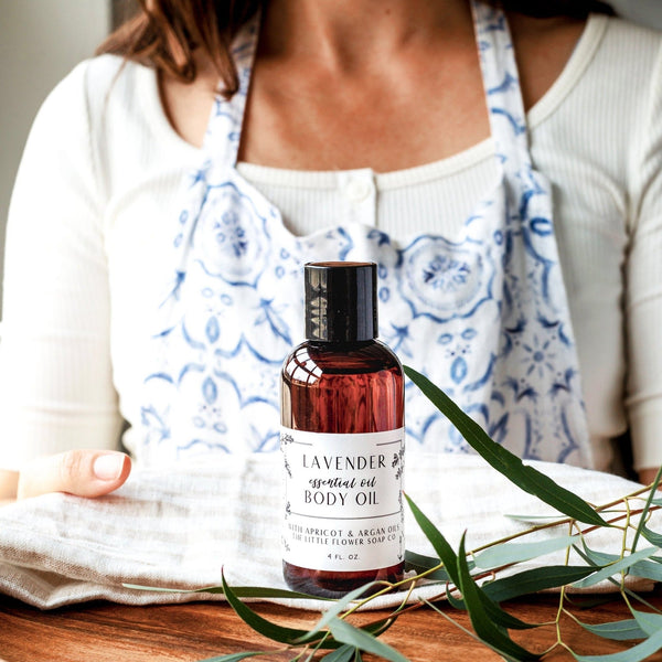 Lavender Body Oil - Little Flower Soap Co