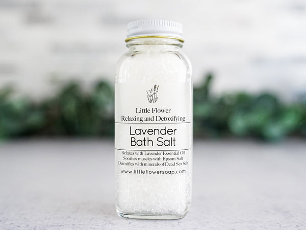 Lavender Dead Sea Detox Bath Salt - Little Flower Soap Co
