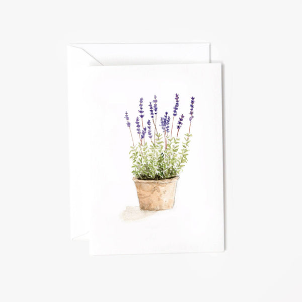 Lavender Mini Notecard - Little Flower Soap Co