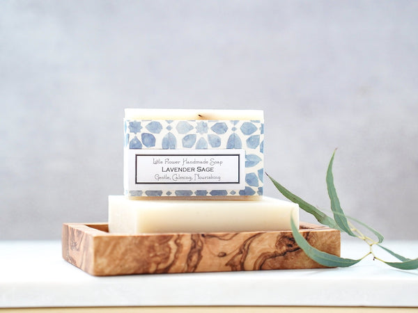 Lavender Sage Soap - Little Flower Soap Co