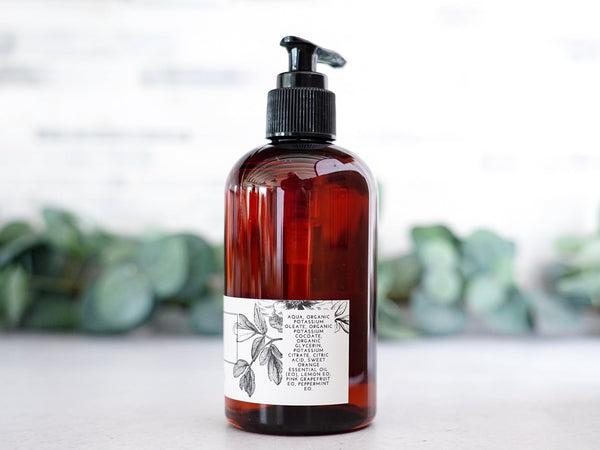 Liquid Hand Soap - Citrus Mint - Little Flower Soap Co
