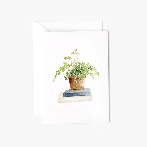 Maidenhair Fern Mini Notecard - Little Flower Soap Co
