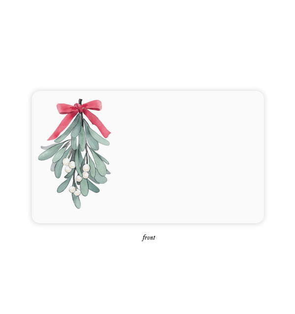 Mistletoe Little Notes - 85 mini Notecards - Little Flower Soap CoChristmaschristmas boxchristmas decorGreeting Card