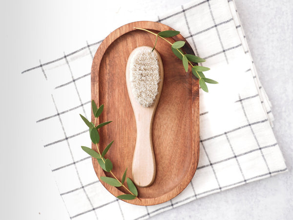 Newborn and Toddler Hairbrush - Little Flower Soap Co