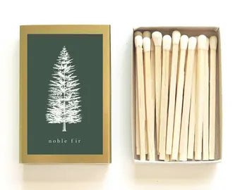 Decorative Botanical Match Box - Sage
