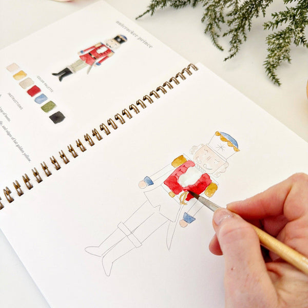 Nutcracker Watercolor Workbook - Little Flower Soap Co