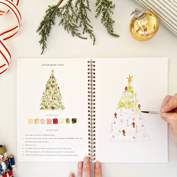 Nutcracker Watercolor Workbook - Little Flower Soap Co