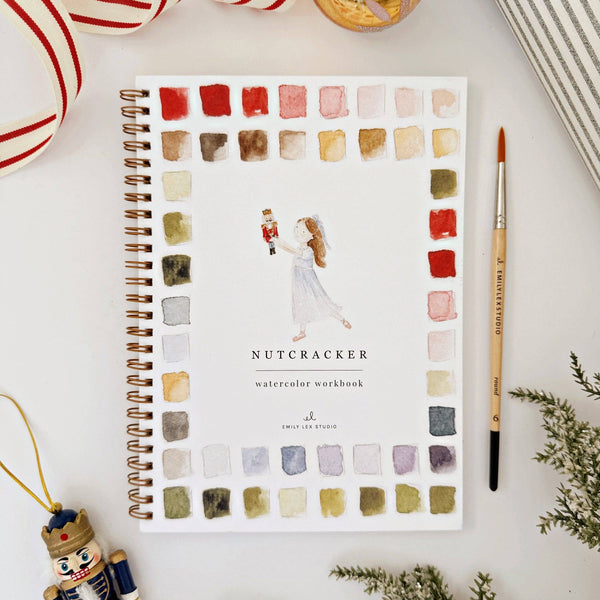 Nutcracker Watercolor Workbook - Little Flower Soap Co