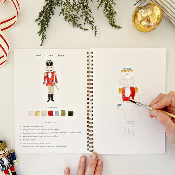 Nutcracker Watercolor Workbook - Little Flower Soap Co