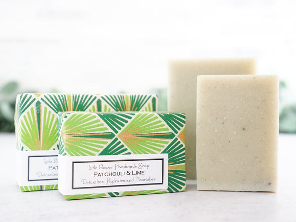 Patchouli Lime - Large Bar Soap 6oz - Little Flower Soap Co