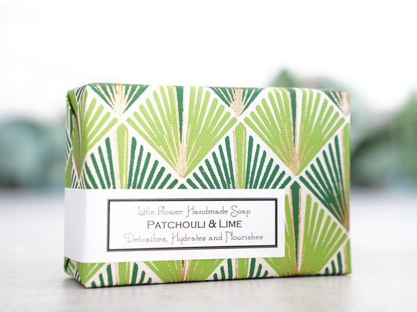 Patchouli Lime - Large Bar Soap 6oz - Little Flower Soap Co