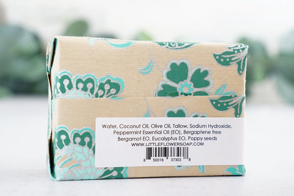 Peppermint Poppy - Large Bar Soap 6oz - Little Flower Soap Co