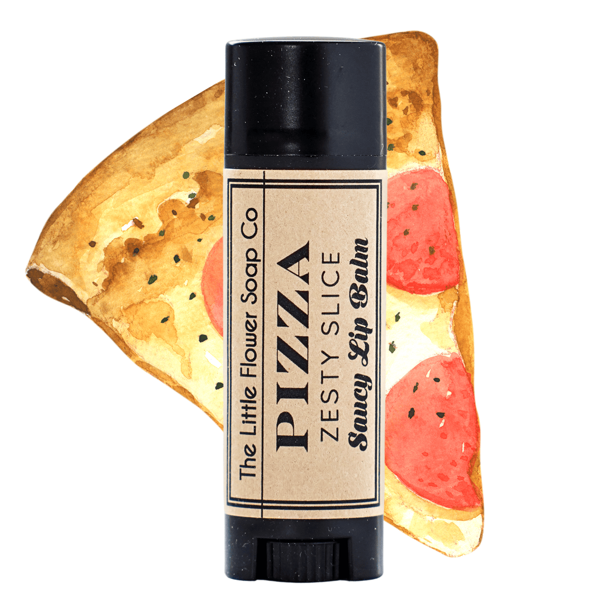 Pizza Lip Balm Funny Gift Moisturizing Chapstick – Little Flower