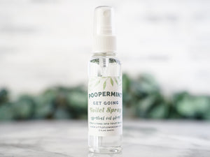 Poopermint Funny Punny Potty Spray - 2oz - Little Flower Soap Co