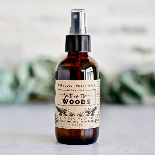 Potty Spray - Shit in the Woods - Little Flower Soap Co