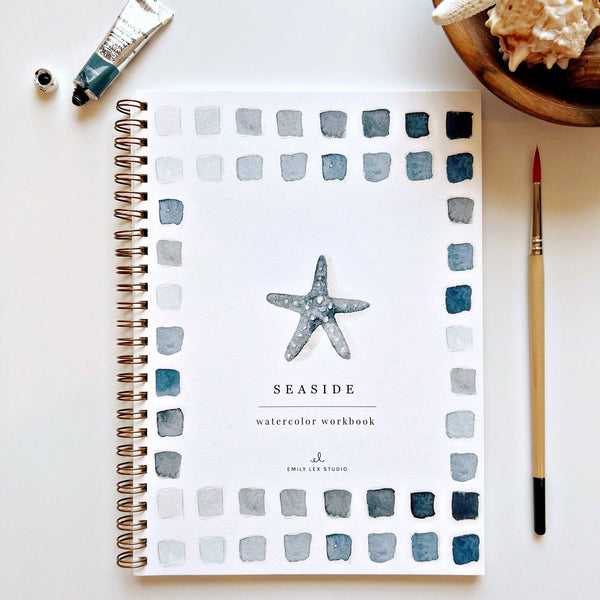 Seaside Watercolor Workbook - Little Flower Soap Co