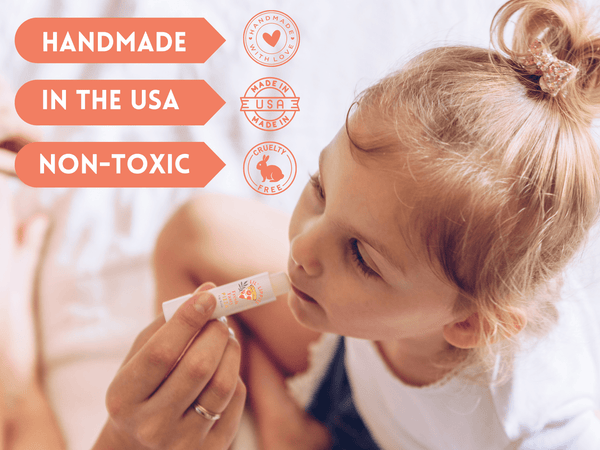 Set of 5 Lip Balms - Lil Lippies Snack Time - Little Flower Soap Co