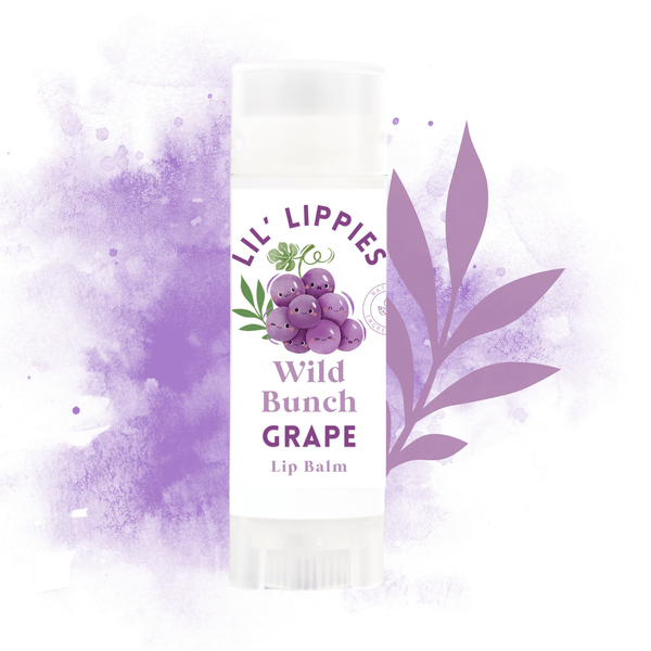 Set of 5 Lip Balms - Lil Lippies Wild Bunch - Little Flower Soap Co