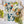 Load image into Gallery viewer, Swedish Dishcloth - Happy Lilies - Little Flower Soap Co