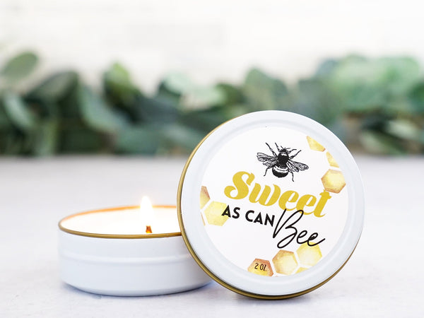 Sweet as Can Bee baby shower favors or pregnancy announcement - Little Flower Soap Co