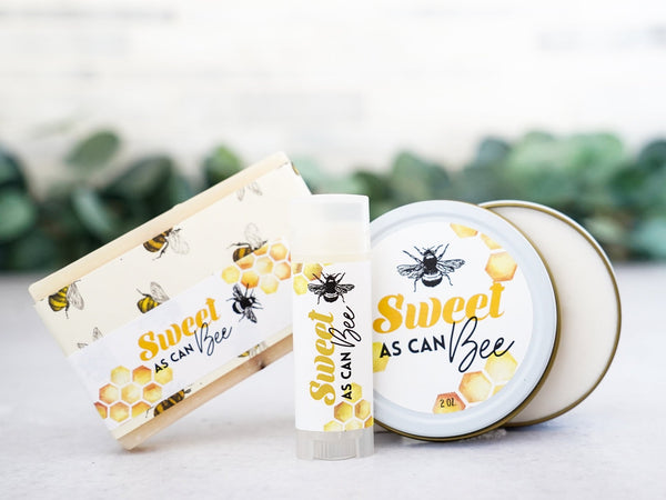 Sweet as Can Bee baby shower favors or pregnancy announcement - Little Flower Soap Co