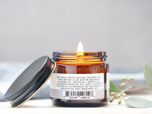 Tranquility Massage Oil Candle - Lavender Chamomile - Little Flower Soap Co