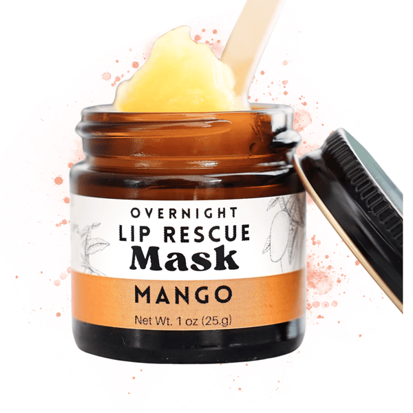 Vanilla Mint Lip Rescue Sugar Scrub - Exfoliating lip treatment - Little Flower Soap Co