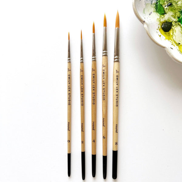 Watercolor paintbrush set - Little Flower Soap Co
