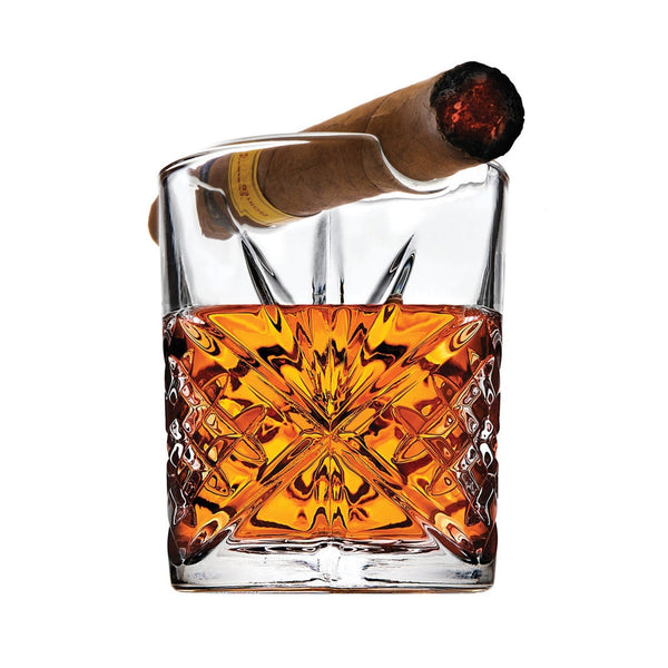 Whiskey and Cigar Glass - Men's Gifts - Little Flower Soap Co