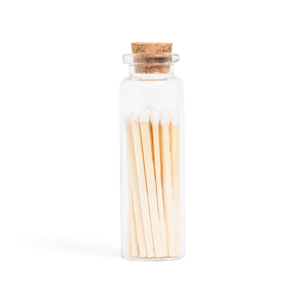 White Matches in Small Corked Vial - Little Flower Soap Co