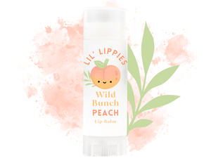 Wild Bunch Peach Lip Balm - Lil' Lippies Kids - Little Flower Soap Co