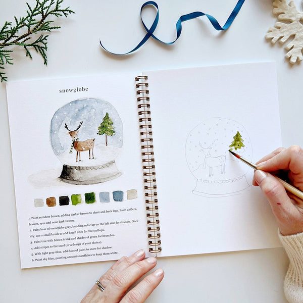 Winter Watercolor Workbook - Little Flower Soap Co
