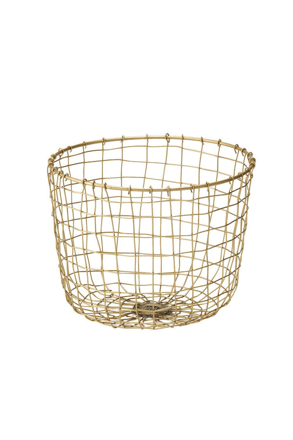 Wire Basket Round - Little Flower Soap Co