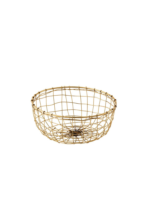Wire Basket - Round Shallow - Little Flower Soap Co