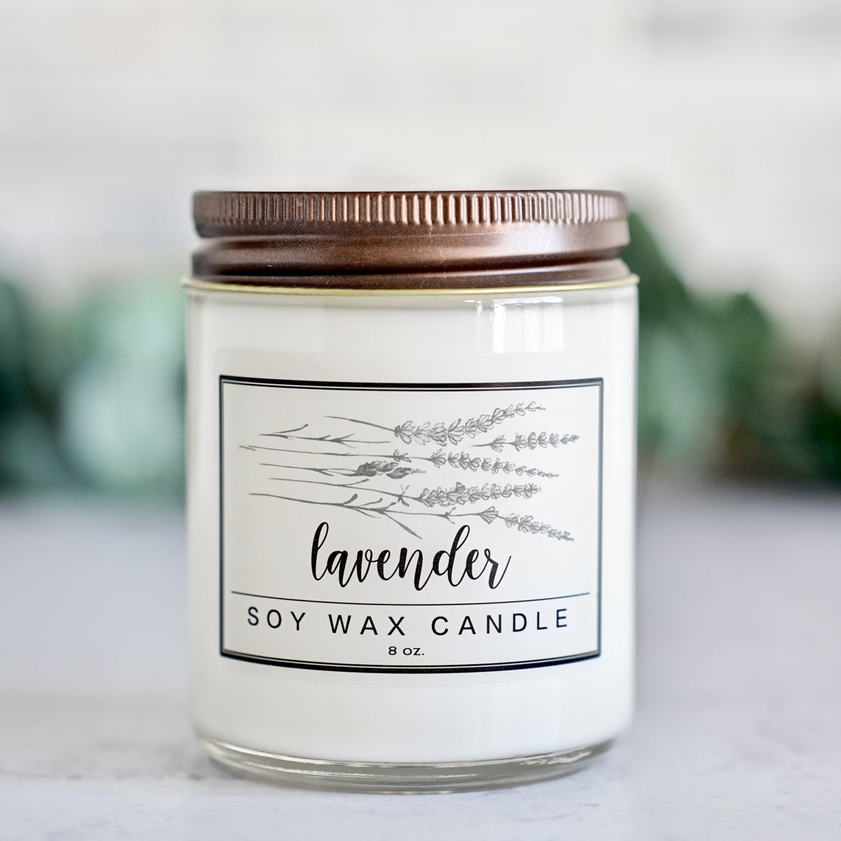 Scented candle - soy wax - palm heaven #CAN2B - VanillaFly